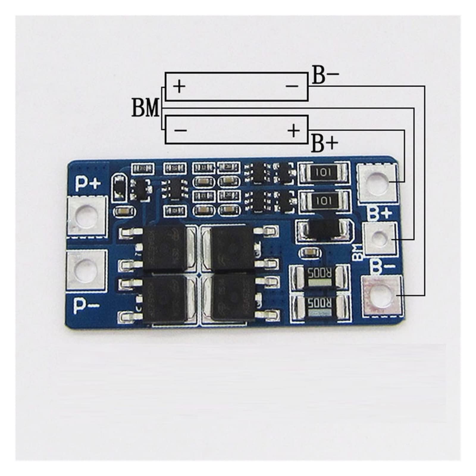 Amazon.co.jp: BMS 電池保護ボード 2S 10A 8.4V 7.4V 18650リチウム